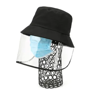 Beleza-Emily Novo Destacável Protecção Chapéu Unisex do Anti-vento de Poeira, Anti-fog Chapéus de Sol Homens Mulheres Colocando o Anti-poeira Caps Exterior, Wi