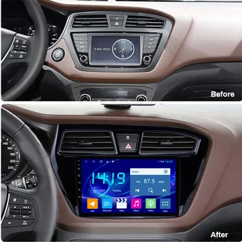 4G de RAM 64G ROM do rádio do carro PARA Hyundai i20 2018 autoradio android coche de áudio, auto estéreo GPS navigator tenho 20 DVD multimídia