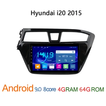 4G de RAM 64G ROM do rádio do carro PARA Hyundai i20 2018 autoradio android coche de áudio, auto estéreo GPS navigator tenho 20 DVD multimídia