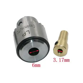 Micro Mandris de Broca Motor da Mandíbula de Fixação de 0,3-4 mm Cone Montado Eixo de 3,17 mm de Eixo de Alta Qualidade e Novo