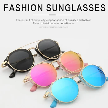 Moda Nova Marca De Luxo Da Designer De Óculos De Sol Das Senhoras Tons Óculos De Sol De Espelho Mulheres Sol Óculos De Homens, Óculos Vintage Luneta