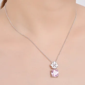 Claro CZ cor branca zircônia cúbica micro configuração oca flor de noiva requintado colar brincos conjunto de jóias de mulheres