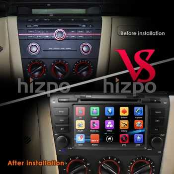 O envio gratuito de DVD do Carro para Mazda 3 2004-2009 sistema de navegação sistema de multimídia dvd do carro para Mazda3 Rádio Leitor de GPS DAB+TPMS CAM