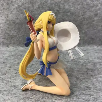 13cm de Sword Art Online figura Brinquedos SÃO BELE Figura Alice Maiô Ver.PVC Modelo de Ação Figura Coleção de Brinquedos de Crianças Presentes