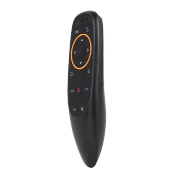 G10 de Voz, Controle Remoto 2.4 G sem Fio de Ar Mouse, Microfone, Giroscópio de Aprendizado IR para a Caixa de TV Android T9 H96 Max X96 Mini