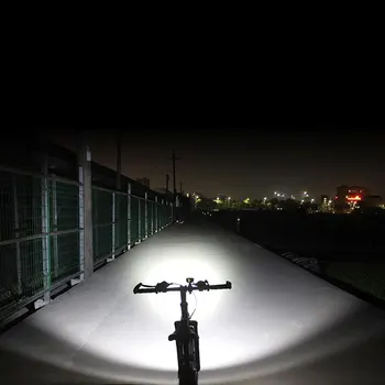 GYIO Bicicleta Luz 2400Lm do Farol 2 Bateria T6 Leds Luz Dianteira da Bicicleta de Ciclismo Lâmpada de Lanterna Para Bicicleta Acessórios