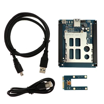 Half / Full Tamanho Mini PCI-e USB 2.0 Para ExpressCard 54 / 34 slot de Placa PCI express mini Card para Cartão Expresso Conversor de Leitor