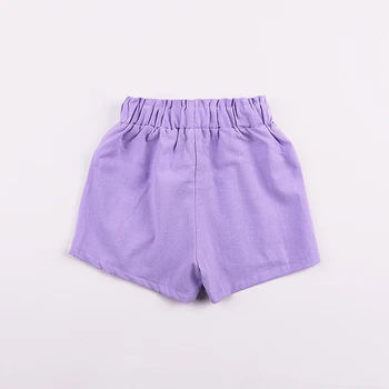 Chegada nova Cor dos Doces Bebê meninas shorts de mistura de algodão de crianças shorts de crianças shorts para as meninas roupas de criança roupas de menina