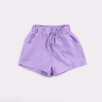 Chegada nova Cor dos Doces Bebê meninas shorts de mistura de algodão de crianças shorts de crianças shorts para as meninas roupas de criança roupas de menina