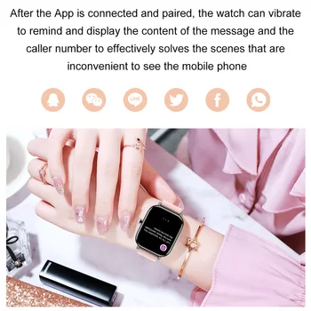2020 Novas Cores de Tela Smart Watch Mulheres Full Touch de Fitness Tracker Pressão Arterial para Xiaomi Mulher Inteligente Chamada Bluetooth assistir