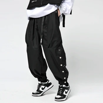 11 BYBB Lado ESCURO Fivela de Carga Calça de Homem Streetwear Elástico Corredores de Homens Calças Oversized Hip Hop Tático Função Calças 2020
