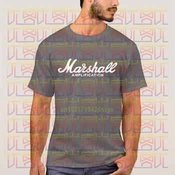 2020 Venda Quente de Verão, Algodão Marshall T-Shirt Nen Mangas Curtas Tee Hip Hop e Streetwear Para os Fãs Hipster S-4XL
