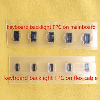 10-100Pcs/monte novo Original iluminação de fundo do Teclado FPC Conector Para MacBook Pro Retina A1425 A1502 A1398 2012-na placa-mãe