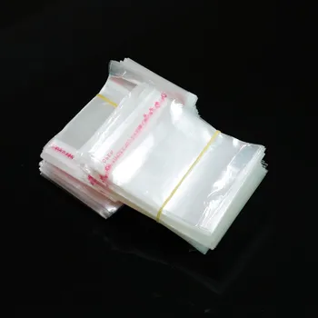 5000pcs Resealable Celofane Poli Sacos de 3x5cm Mini Transparente de Plástico Opp Saco de Auto-Adesiva de Vedação Encantos de Jóias de Embalagem Sacos de