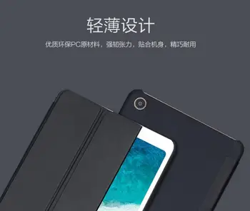 Original Xiaomi MiPad 4 / 4 Plus Case Capa de Couro PU Inteligente Suporte para Tablet Xiaomi MI PAD 4 Pad4 4plus Completo Protetor de Manga Saco