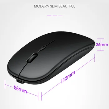 Hotsell Q20 Mouse Bluetooth Mouse sem Fio Recarregável Portátil Ultra-Fino mouse Óptico 1600DPI Silêncio Clique para Macbook/Laptop