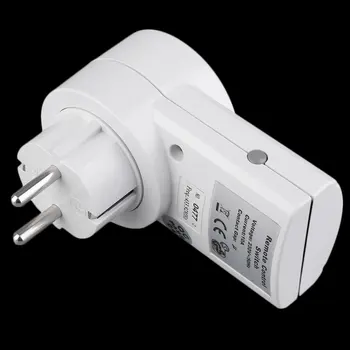 1 Controle Remoto sem Fio de Alimentação da Tomada Interruptor de Luz Socket Remoto 1 Plug UE mais novo de Alta Qualidade