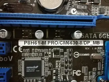 Asus P8H61-M PRO/CM6630-8/DP_MB Desktop placa Mãe H61 USB 3.0, HDMI Socket LGA 1155 i3 i5 i7 DDR3 16G Original Usado placa-mãe