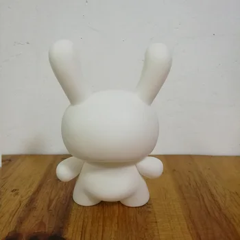 Venda quente de 8 polegadas Kidrobot Dunny DIY Tinta PVC Figura de Ação de Cor Branca Com Saco de Opp