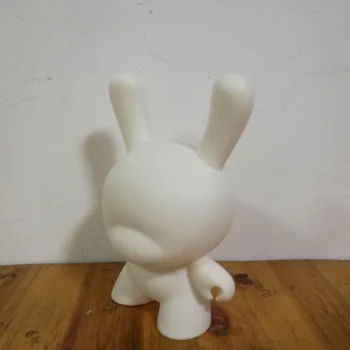Venda quente de 8 polegadas Kidrobot Dunny DIY Tinta PVC Figura de Ação de Cor Branca Com Saco de Opp