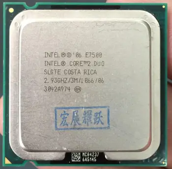 Processador Intel Core 2 Duo E7500 LGA775 área de Trabalho da CPU Intel unidade central de processamento