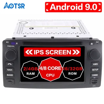 Aotsr Android 9.0 GPS de navegação, Leitor de DVD do Carro Para Toyota Corolla EX 2001-2006 gravador de rádio de navegação do GPS do carro do leitor de vídeo