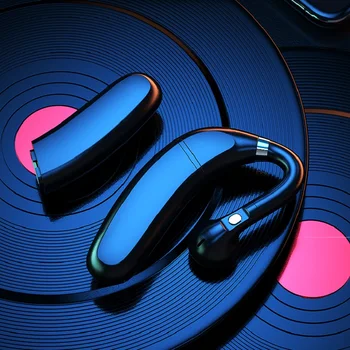 Mais recentes sem Fio Fone de ouvido Bluetooth Fone de ouvido HD Estéreo Com Mic de Voz, Controlo mãos-livres do Fone de ouvido Fones de ouvido Para Telefone de Condução