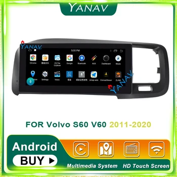 PX6 Android auto-rádio receptor estéreo para Volvo S60, V60 2011-2020 chefe da unidade de GPS de navegação de áudio do sistema multimídia MP3 player