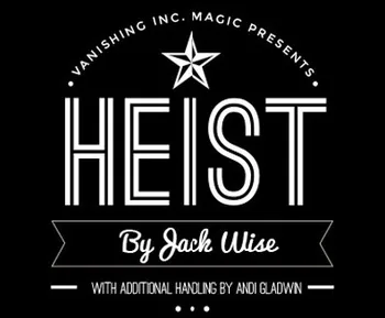 Heist (DVD e Gimmick),o Mágico Assistir Carteira Magica de Perto Ilusão Mentalismo Acessórios Adereços Engraçados,Truques de Magia