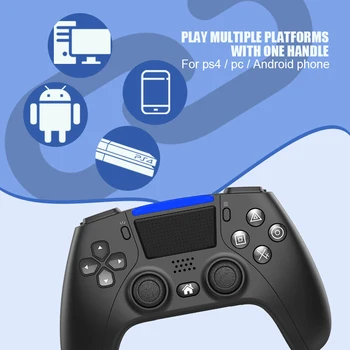 DADOS SAPO sem Fios Bluetooth, Controlador de Jogo Para PS4 o Console Para PS5 de Casal de Estilo de Vibração Jogo Gamepad Para PC /Android