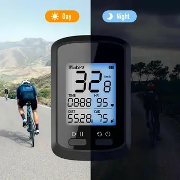 Computador de bicicleta G+ GPS sem Fios Velocímetro Impermeável IPX7 Bicicleta de Estrada MTB Bicicleta Bluetooth ANT+ com Cadência de Ciclismo de Computadores