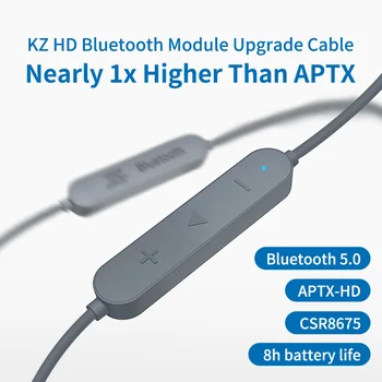 Kz aptx hd csr8675 mmcx módulo bluetooth fone de ouvido 5.0 cabo de atualização sem fio aplica-se asx as10zstzsnprozs10pro/as16/