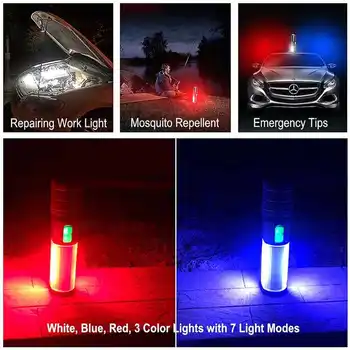 Zoomable Ultra Brilhante Mini Lanternas Portáteis 1200 Lumens Bolso Lanterna LED Potente Impermeável 7 Modos Lanterna de Campismo