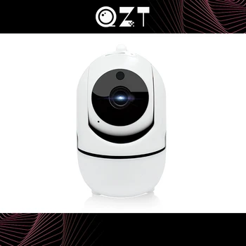 QZT 360° da Câmera da Segurança Home de Vigilância Interior da Câmera do IP de WIFI Mini Monitor do Bebê de Visão Noturna Infravermelho Câmera de Vídeo 1080P WIFI