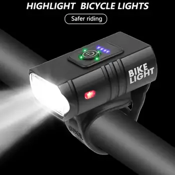 2pcs Impermeável T6 LED MTB Bicicleta Aviso Frente do Farol + Traseira lanterna traseira