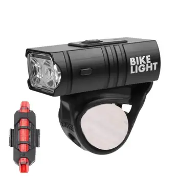 2pcs Impermeável T6 LED MTB Bicicleta Aviso Frente do Farol + Traseira lanterna traseira