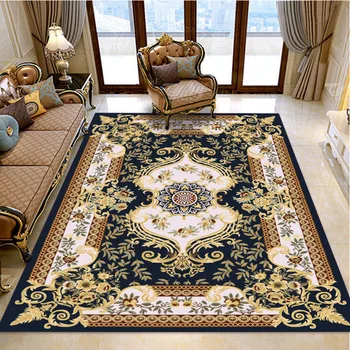 Europeu de tapete persa sala de estar do hotel tapete quarto sofá mesa de café almofada do pé estudo em carpete tapete na porta de casa palácio tapete macio