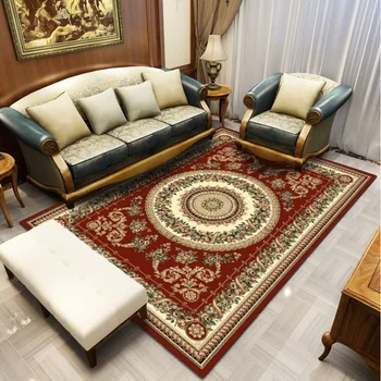 Europeu de tapete persa sala de estar do hotel tapete quarto sofá mesa de café almofada do pé estudo em carpete tapete na porta de casa palácio tapete macio