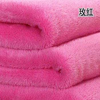 Tamanho grande Super Macio Microplush Cama Cobertor de lã Sólido Puro cor-de-rosa o Cobertor Xadrez Colchas de jogar para a Cama gift39