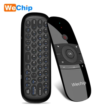 WeChip W1 2,4 G de Ar Mouse sem Fio do Teclado de 6 Eixos de Sentido de Movimento INFRAVERMELHO de Controle Remoto Inteligente Receptor USB para Smart TV Android TV BOX