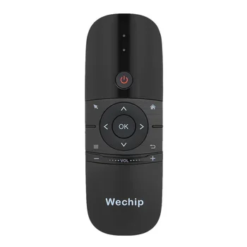 WeChip W1 2,4 G de Ar Mouse sem Fio do Teclado de 6 Eixos de Sentido de Movimento INFRAVERMELHO de Controle Remoto Inteligente Receptor USB para Smart TV Android TV BOX