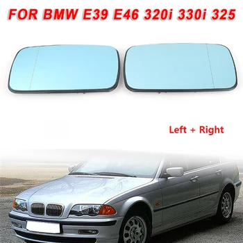 157x95mm de Vidro Azul Aquecimento 2PCS Espelho Retrovisor Adequado Para BMW E39 E46 320i 330i 325 Retrovisores Exteriores Cobre Acessórios