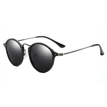 O Design Da Marca Retro Oval Óculos De Sol Dos Homens Polarizada De Alumínio Em Liga De Magnésio Vintage Unisex Condução De Óculos De Sol Resina Masculina Óculos