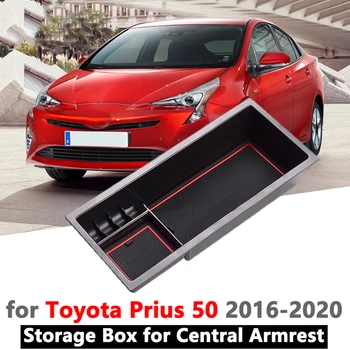Substituição Toyota Prius 50 2016-2018 Braço Diversos Arrumação Da Caixa De Armazenamento Do Console Central Organizador Inserir Bandeja