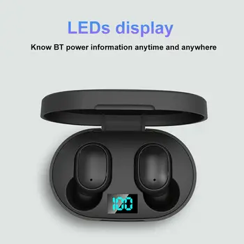 696 A6L TWS Bluetooth 5.0 Earphones Wireless Display de LED de Emparelhamento Automático Fone de ouvido IP67 Impermeável Estéreo, Redução de Ruído PK A6S