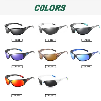 DUBERY Marca de Designer de Desporto ao ar livre Mens Óculos de sol Polarizados Condução Espelho de Pesca Óculos de Oculos Masculino Óculos de Sol Para Homens A58