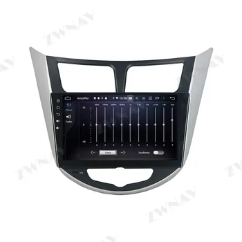 Android 10.0 Carro Reprodutor Multimídia Para Hyundai Solaris sotaque Verna 2011-2016 Navi Rádio navi estéreo IPS tela de Toque de chefe de unidade