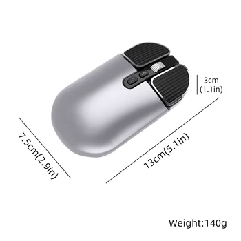 Ai Duplo Sistema de Voz do Mouse em 26 Idiomas, Tradução Portátil de Voz do Office Mouse versão Internacional do Smart Mouse sem fio