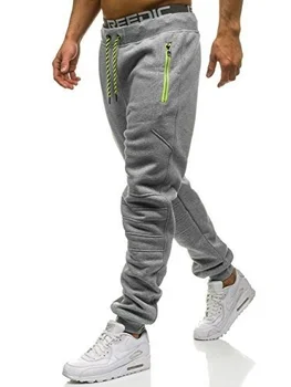 ZOGAA de Lazer homens jogger calças de desporto calças de 3 cores hip hop calça homens Algodão empate letra imprimir calças tamanho plus S-3XL
