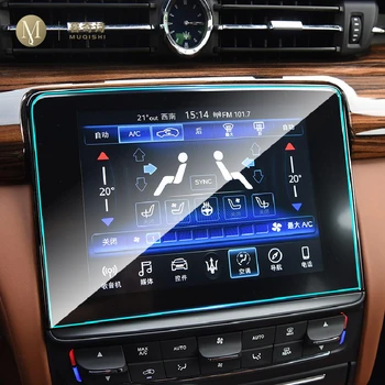 Para Maserati Quattroporte 2017-2021 Carro GPS de navegação de filme LCD, tela de vidro Temperado de película de proteção Anti-arranhões Filme Interior